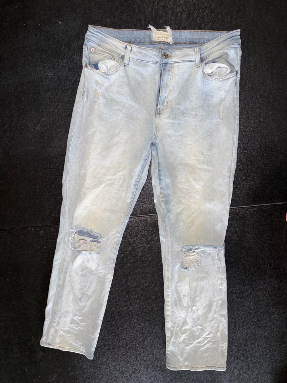 Altar'd State Light Blue Distressed Skinny Jeans